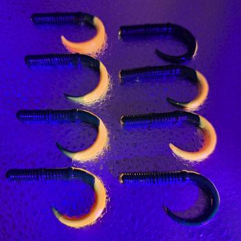 Preview: Wurmulus Slim 45mm - Essentials Gum - UV Aktiv Black Orange